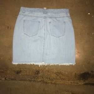 Light Blue Jean Skirt